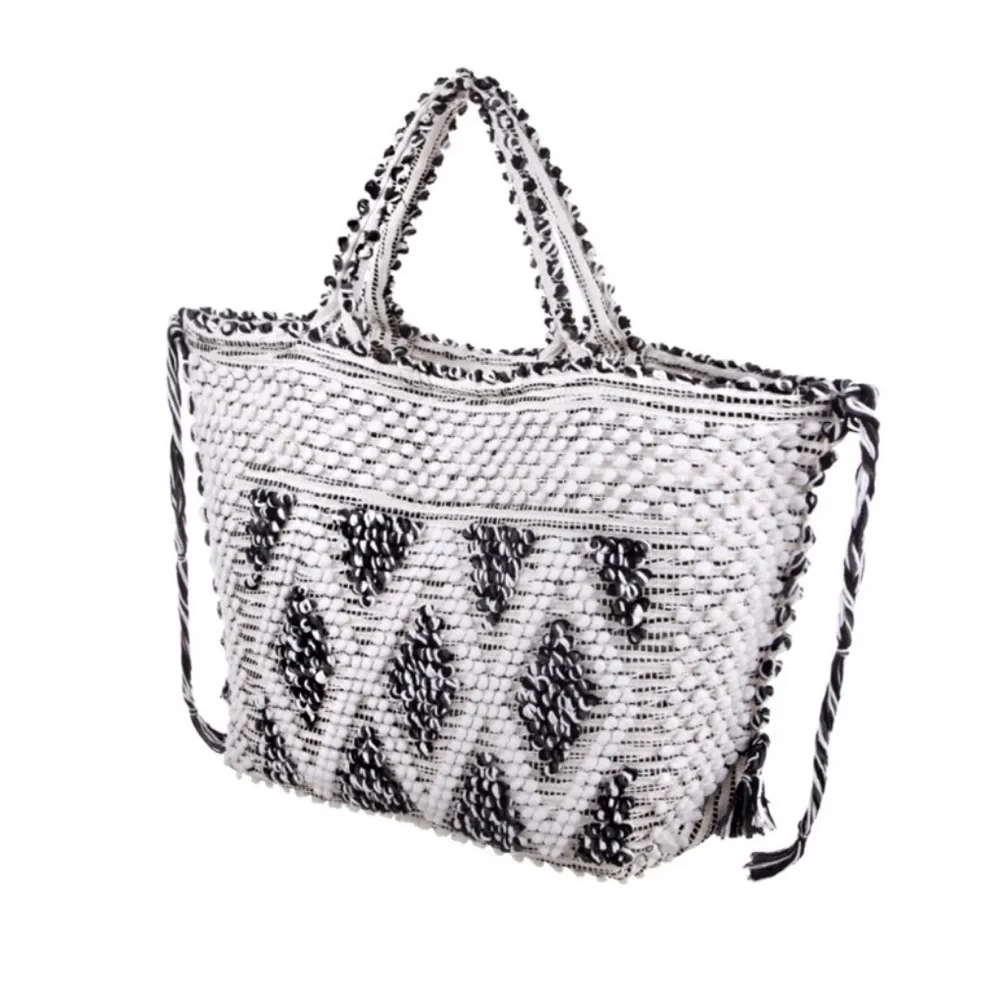 Antonello Tedde Large Cappriccioli Rombi Gray Tote - Picture 2 of 3